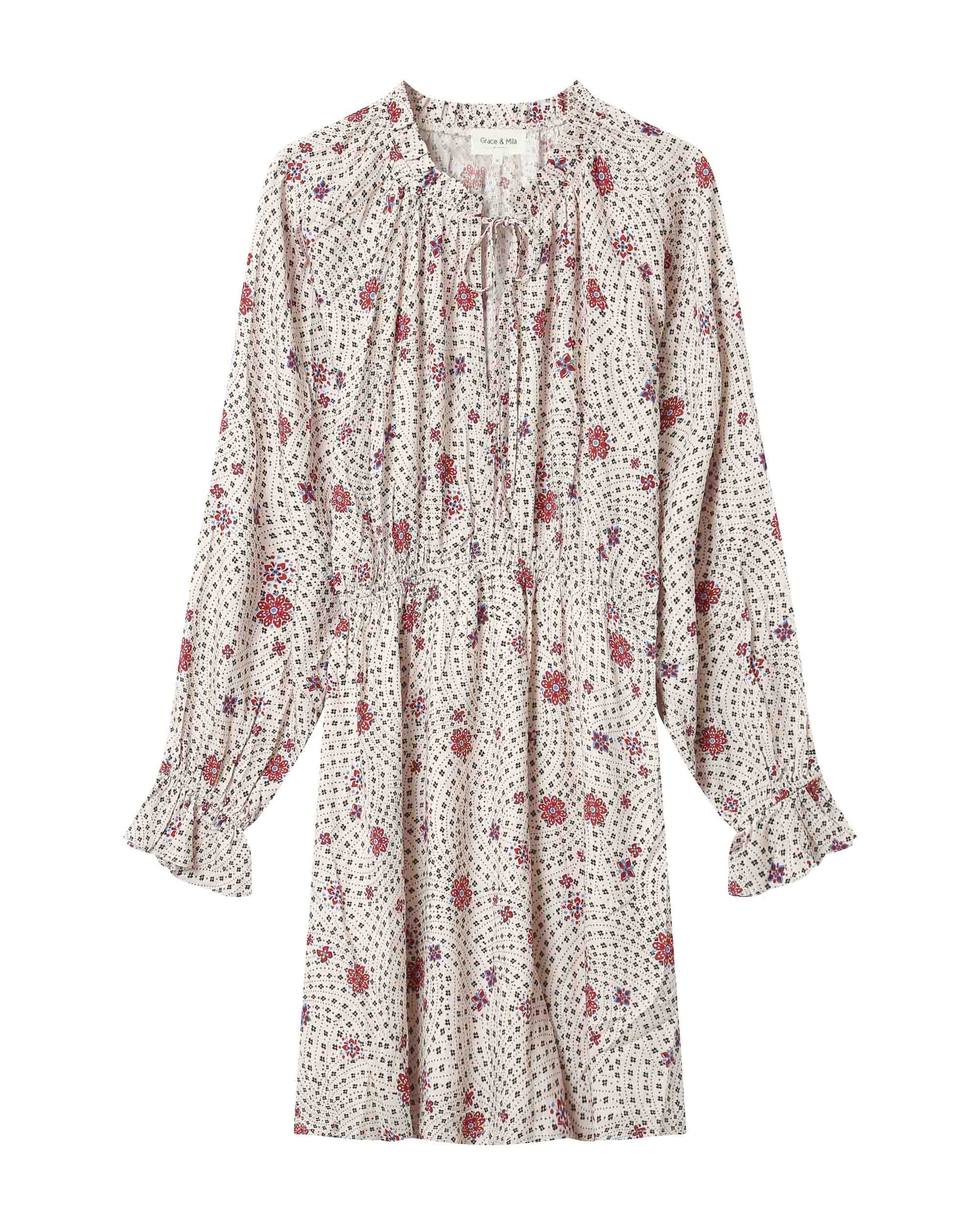 Sentimentale Short Ecru Dress