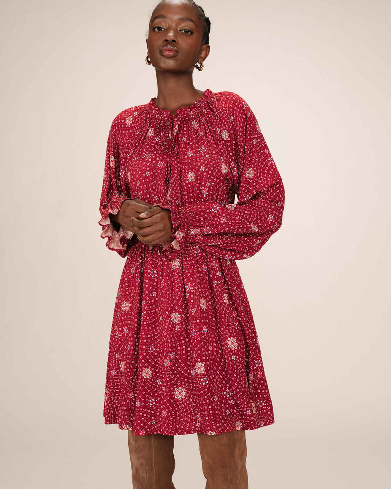 Sentimental Terracotta Short Dress