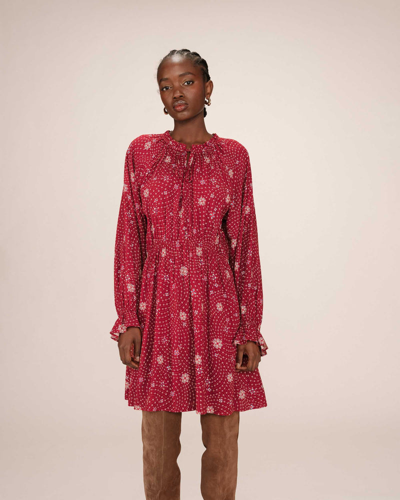 Sentimental Terracotta Short Dress