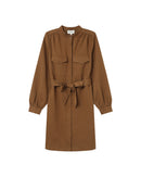 Khaki Serbia Short Shirt Dress