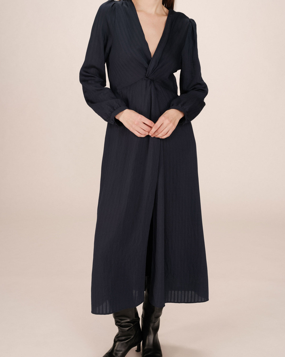 Robe Longue Shirley - Marine