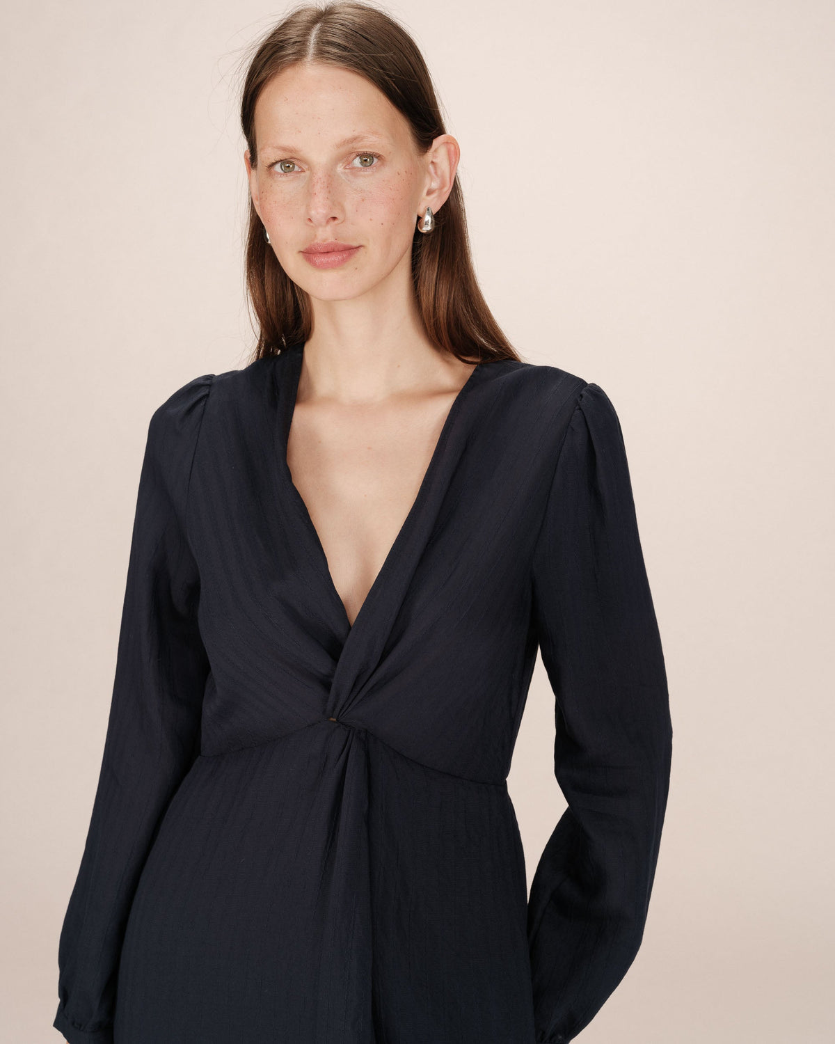Robe Longue Shirley - Marine