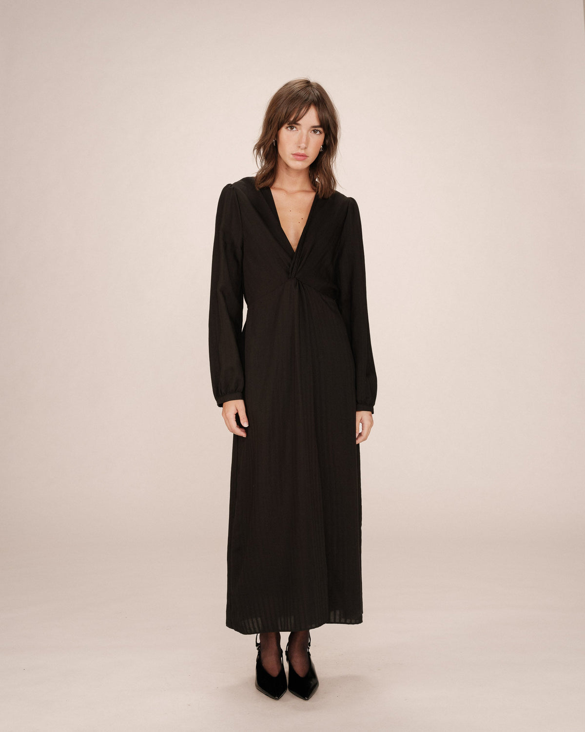 Robe Longue Shirley - Noir