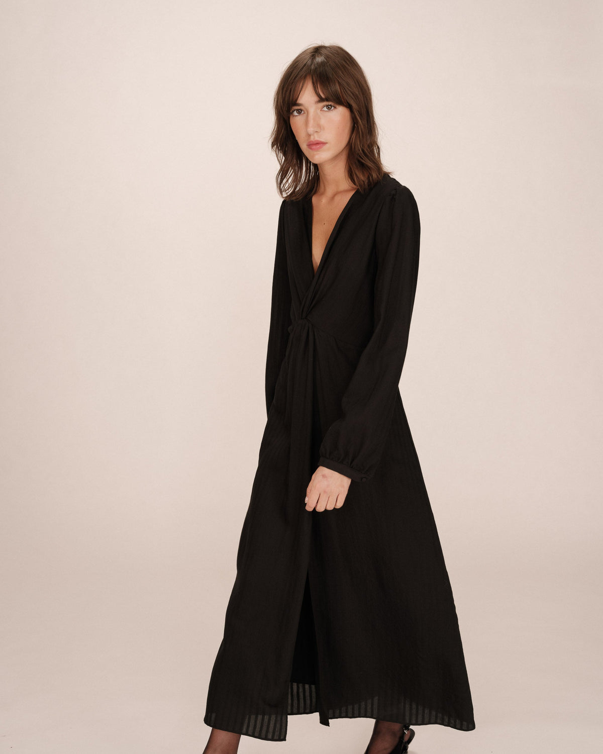 Robe Longue Shirley - Noir
