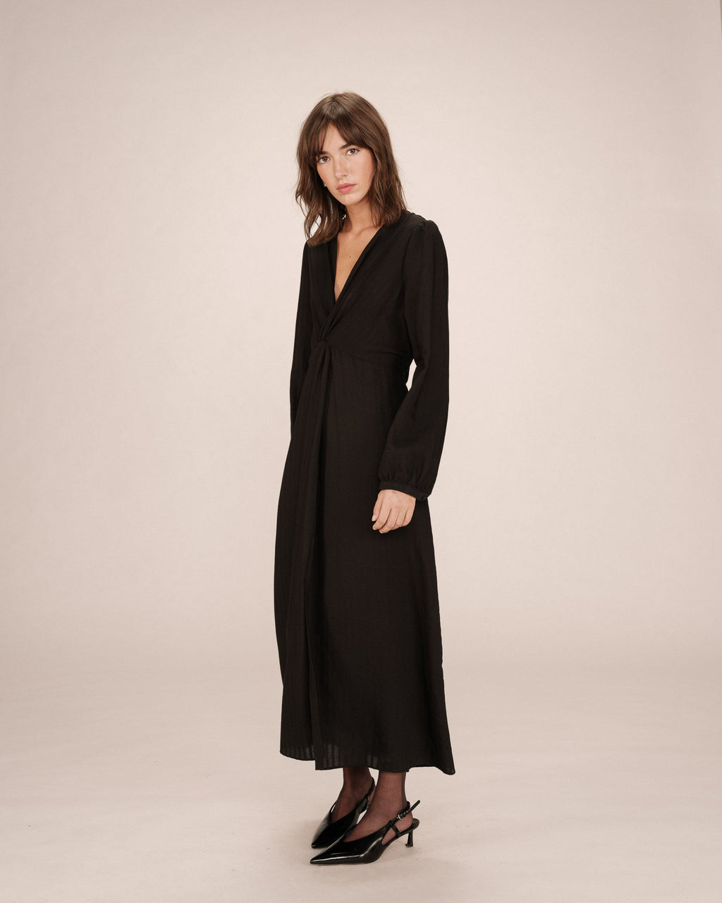 Robe Longue Shirley - Noir