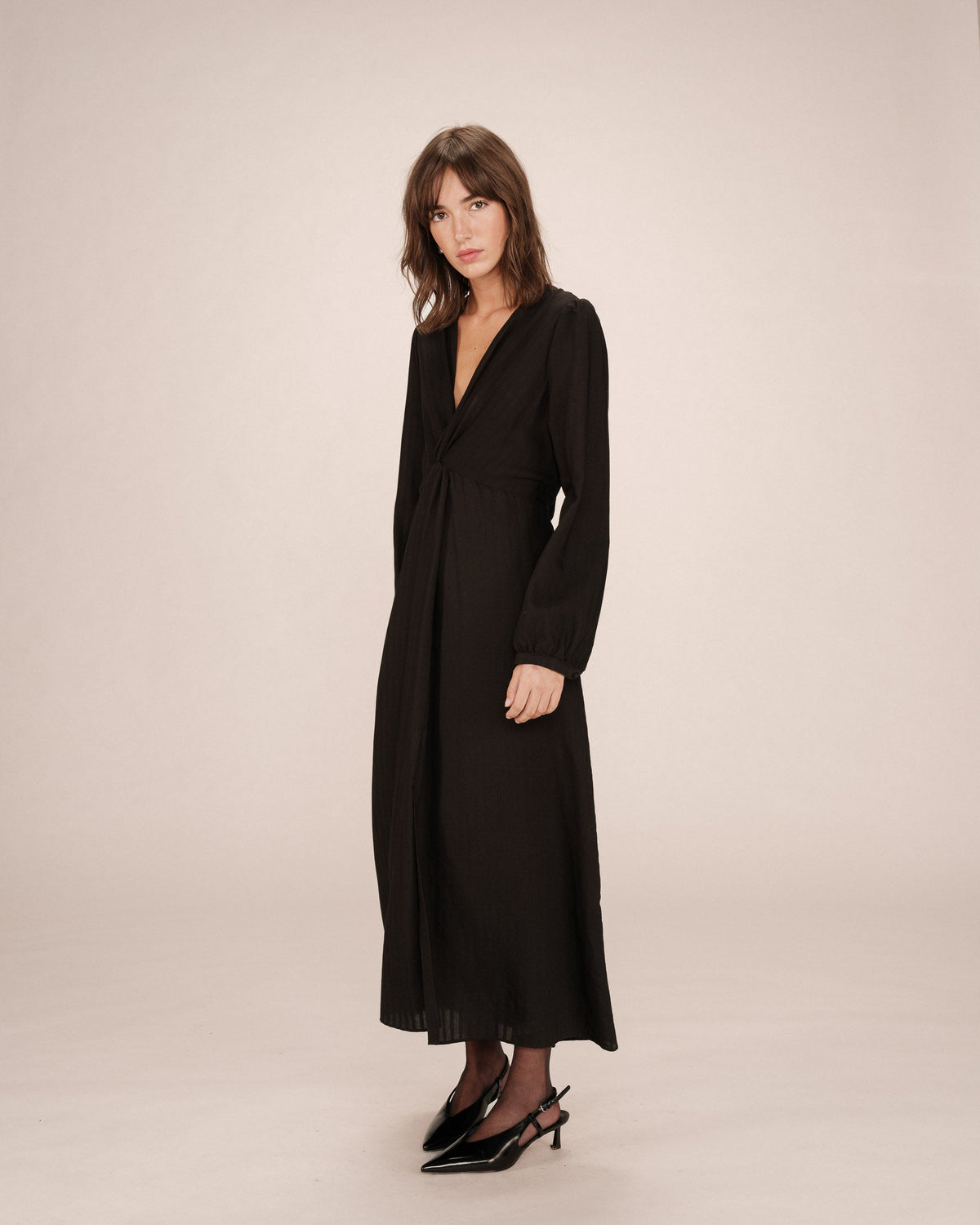 Robe Longue Shirley - Noir