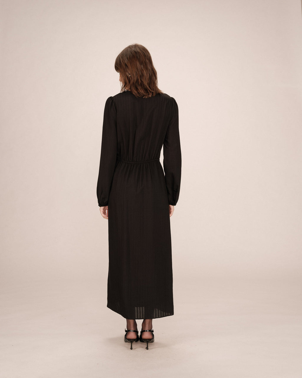 Robe Longue Shirley - Noir