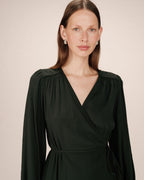 Vestido Largo Verde Bosque Seychelles