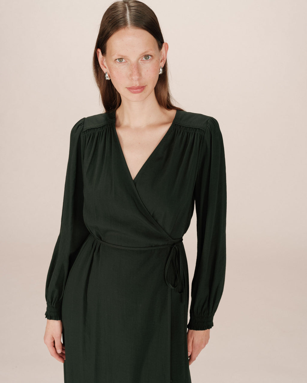 Vestido Largo Verde Bosque Seychelles