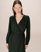 Vestido Largo Verde Bosque Seychelles