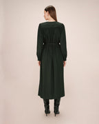 Vestido Largo Verde Bosque Seychelles