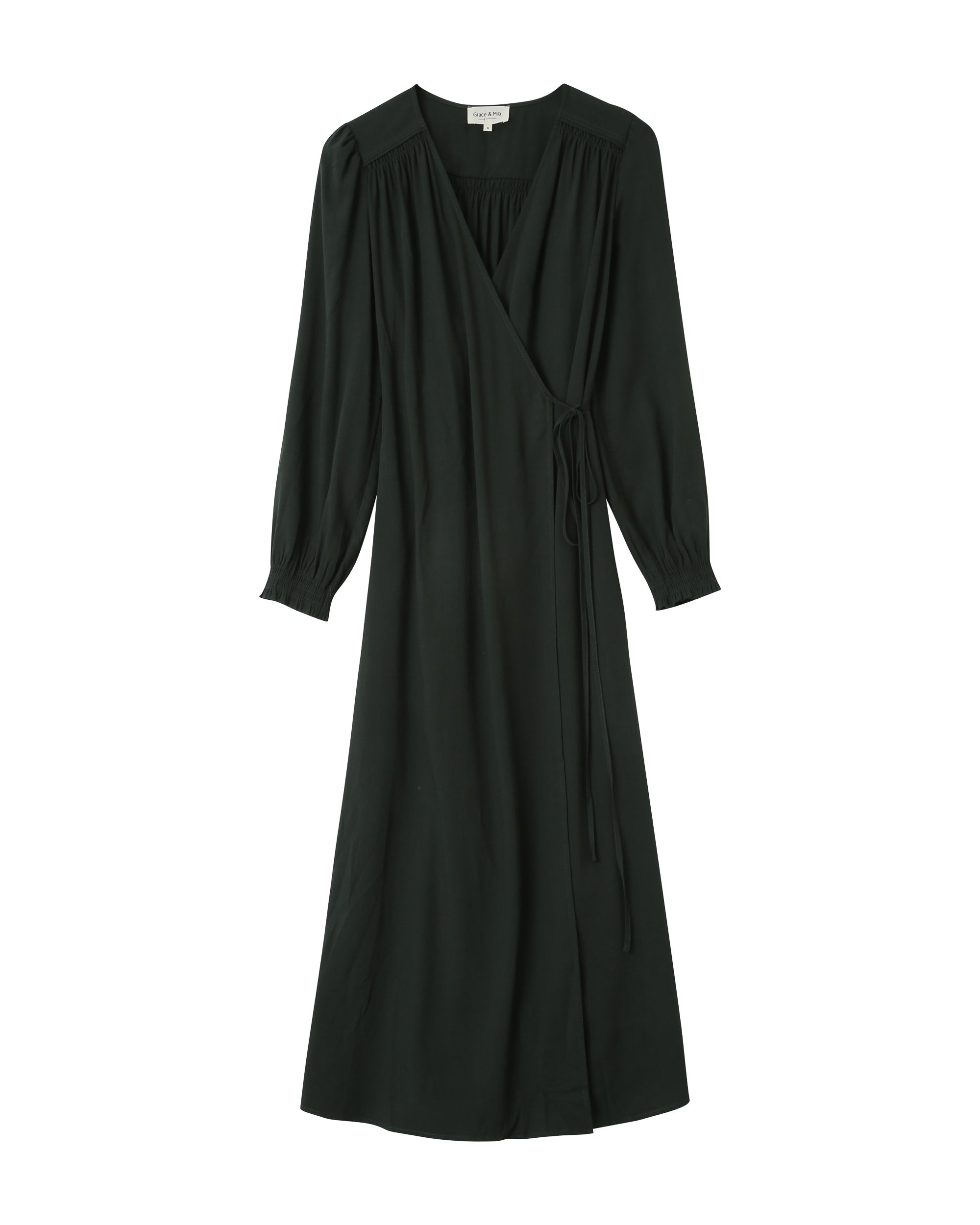 Vestido Largo Verde Bosque Seychelles