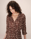 Suzie Short Chocolate Print Dress