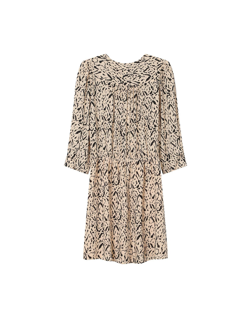Suzie Vanilla Printed Short Dress
