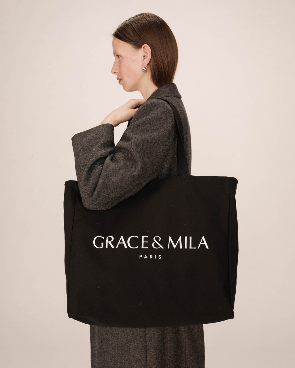 Tote Bag Negro Sesame