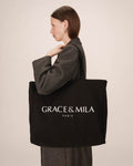 Tote Bag Negro Sesame