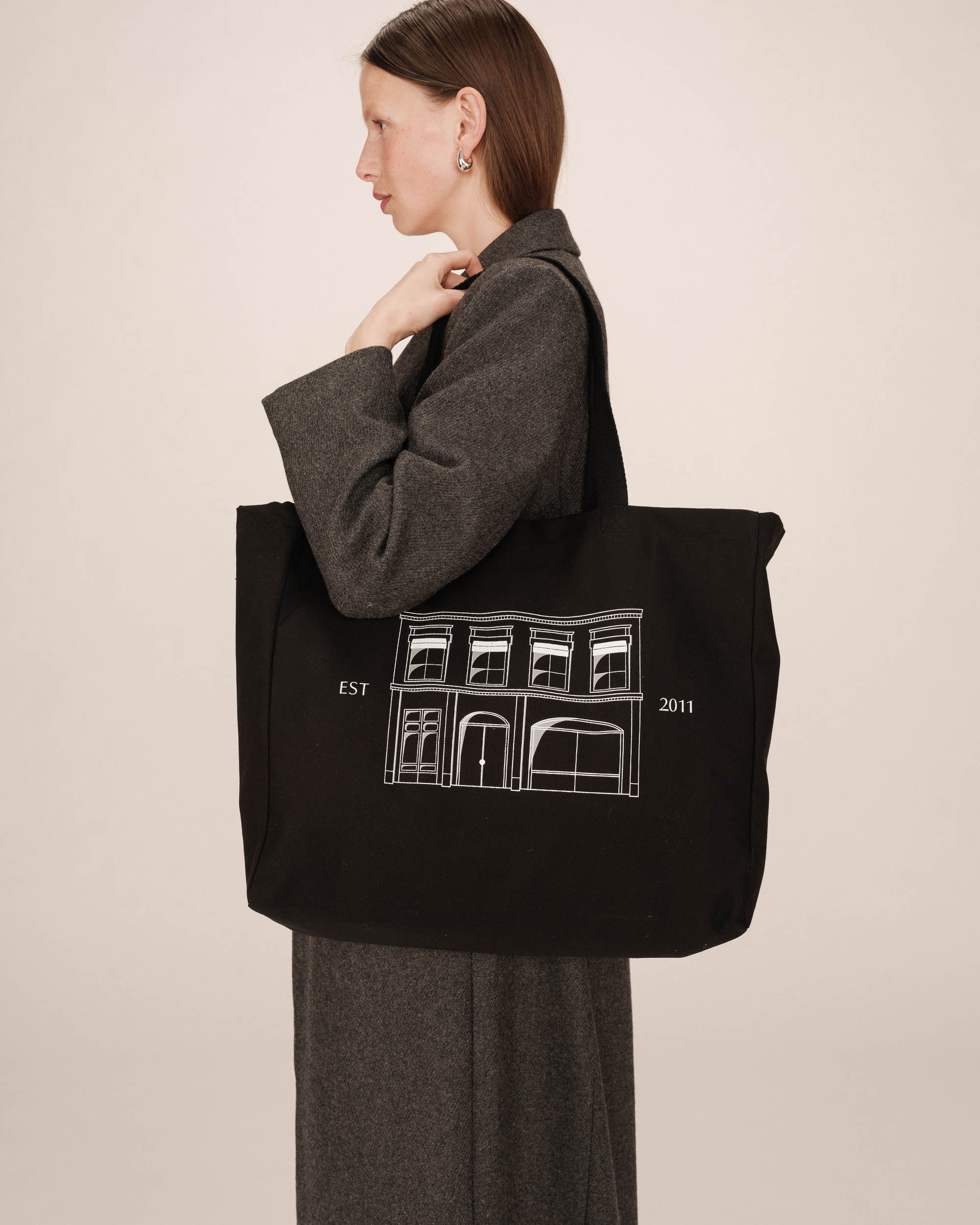 Tote Bag Negro Sesame
