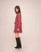 Vestido corto Sahelle - Blush