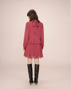 Vestido corto Sahelle - Blush