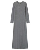 Vestido largo gris Sorina