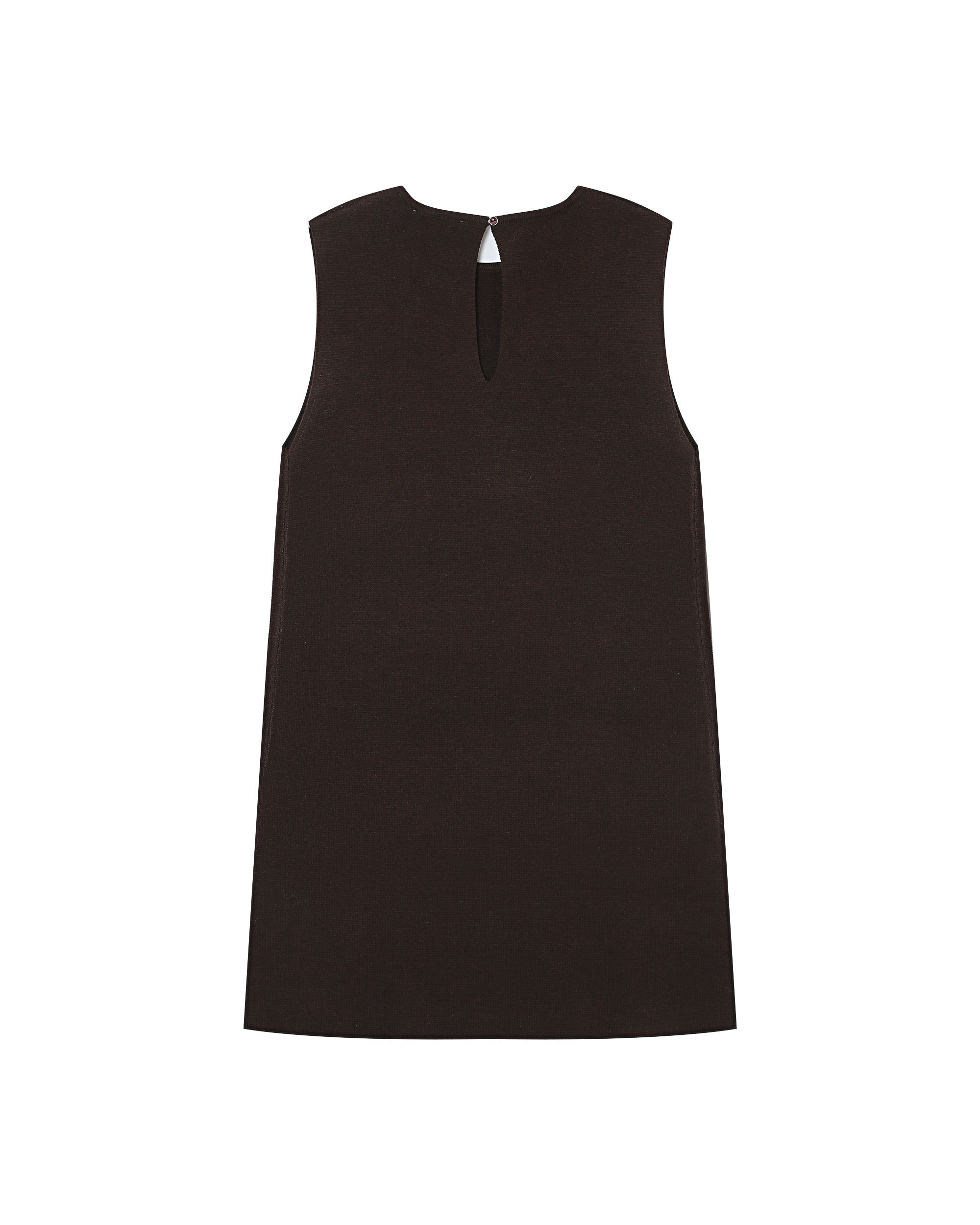 Sarah Chocolate Tailoring Short Dress