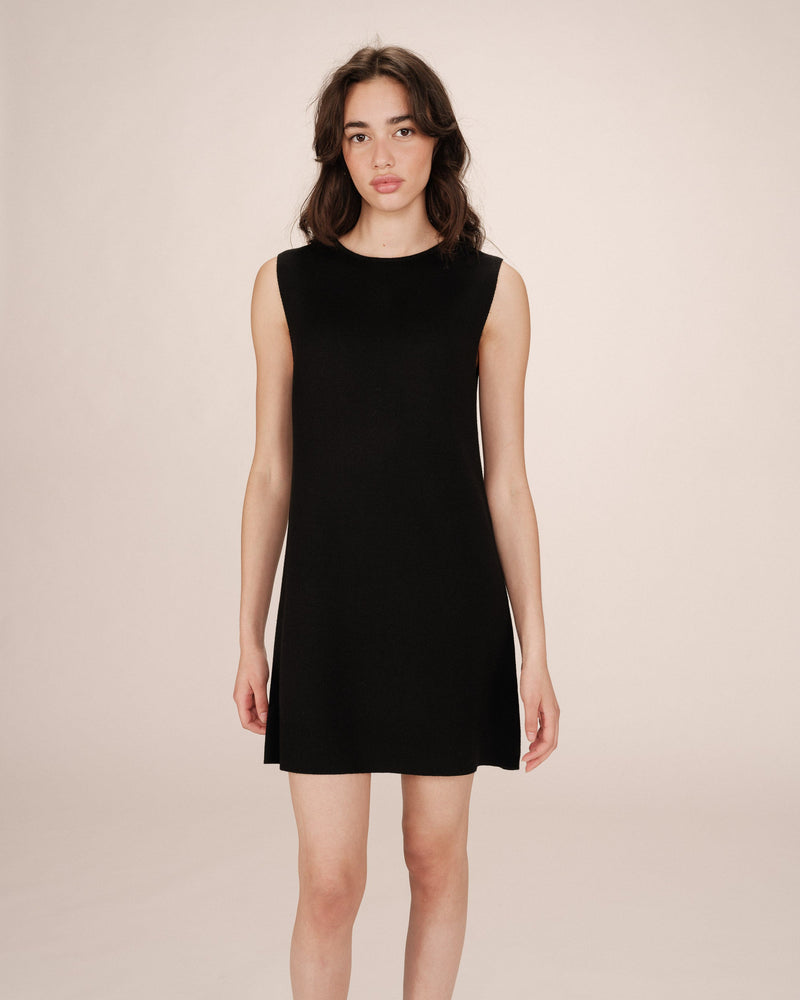Short Tailoring Dress Black Sarah