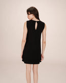 Short Tailoring Dress Black Sarah