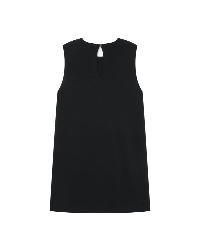 Short Tailoring Dress Black Sarah