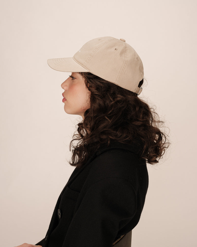 Gorra ruborizada con logo Slimane