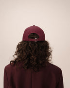 Casquette Avec Logo Bordeaux Slimane