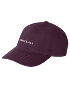 Casquette Avec Logo Bordeaux Slimane
