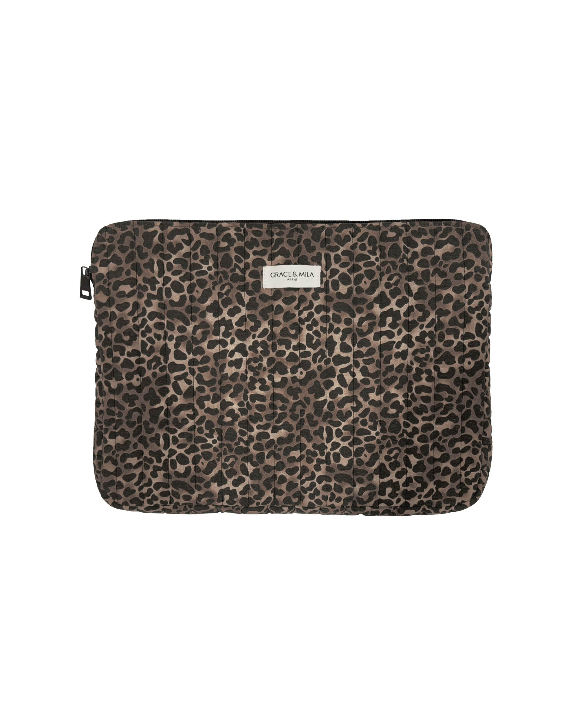 Leopard Laptop Sleeve Sherry