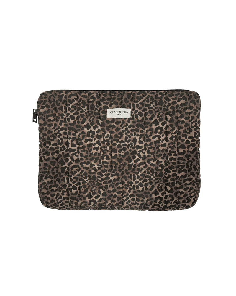 Leopard Sherry Laptop Sleeve