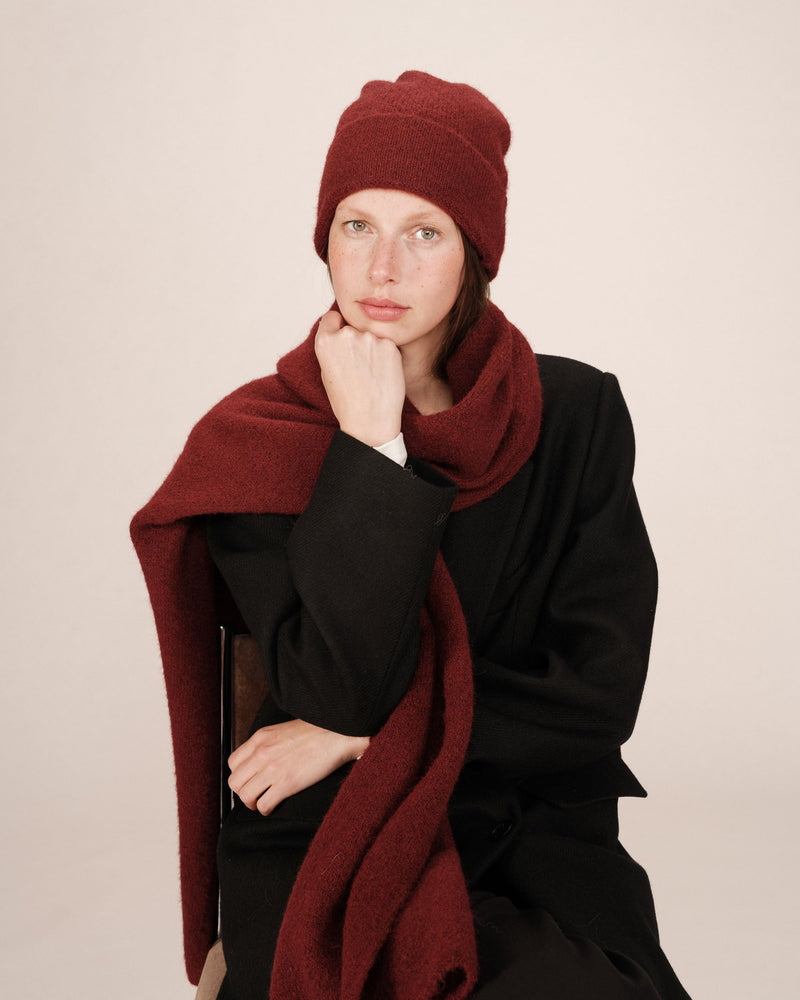 Sanfrancisco Burgundy Beanie