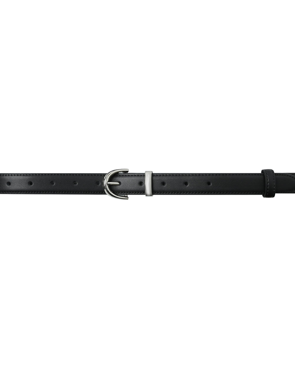 Cinturón Liso Negro Silver