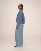 Chaqueta Boxy Azul Denim Novembre