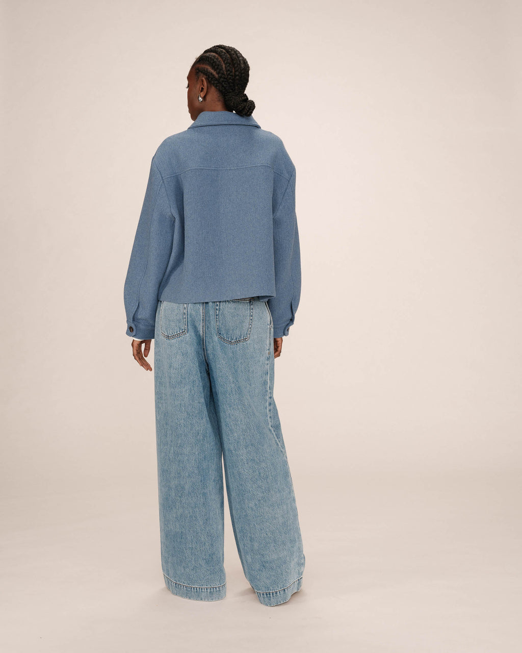 Chaqueta Boxy Azul Denim Novembre