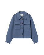 Chaqueta Boxy Azul Denim Novembre