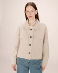Chaqueta Boxy Greige Novembre