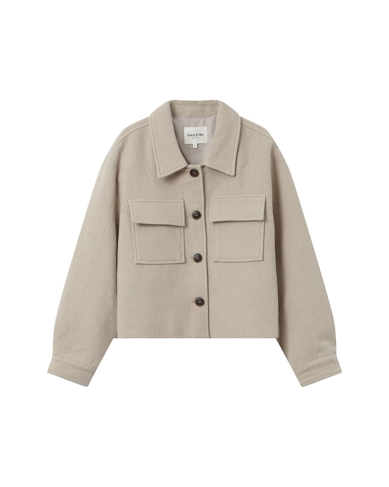 Boxy Jacket Greige November