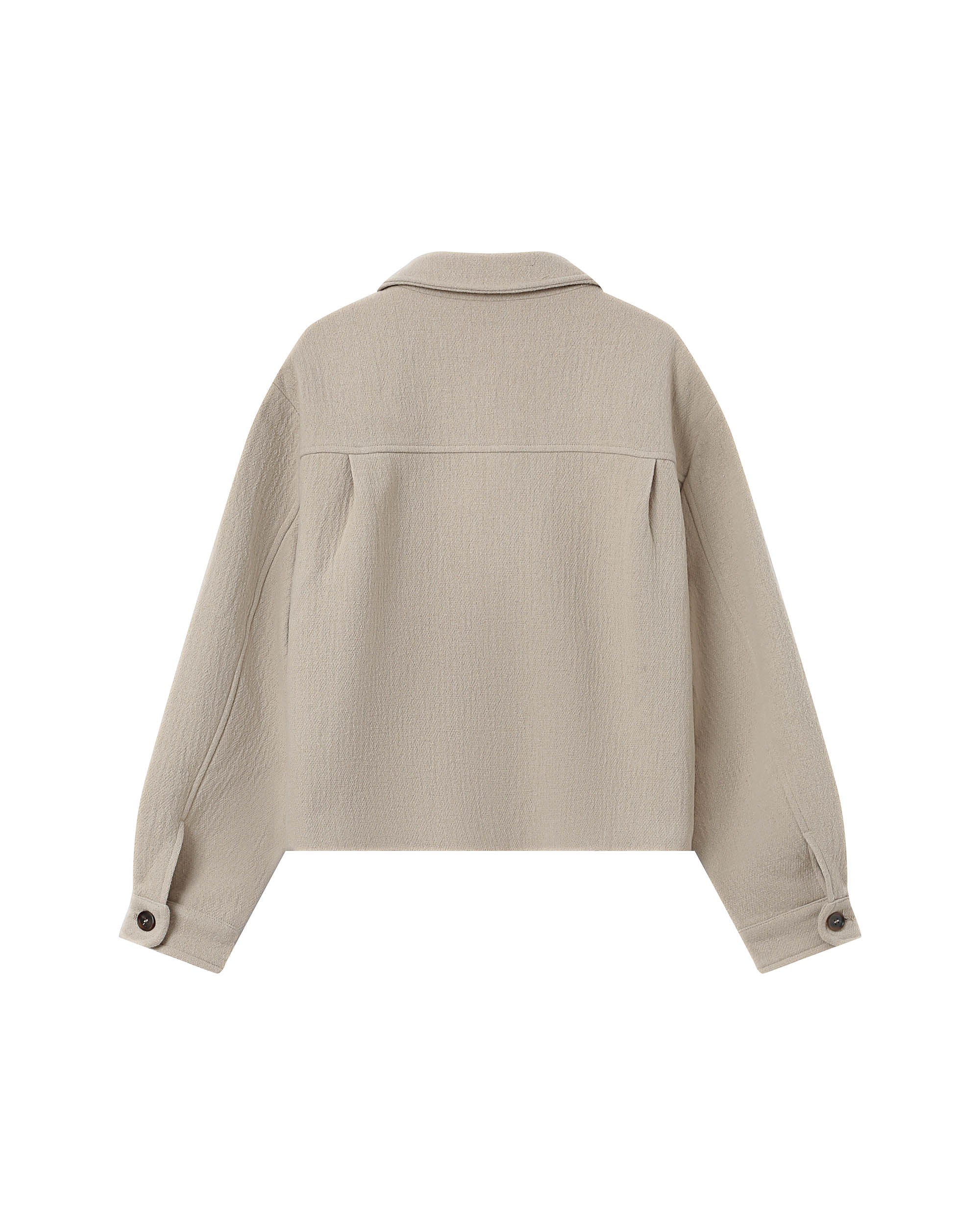 Chaqueta Boxy Greige Novembre