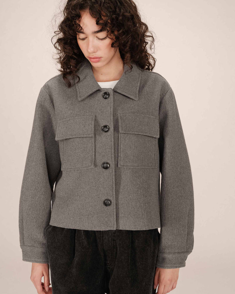 November Gray Boxy Jacket