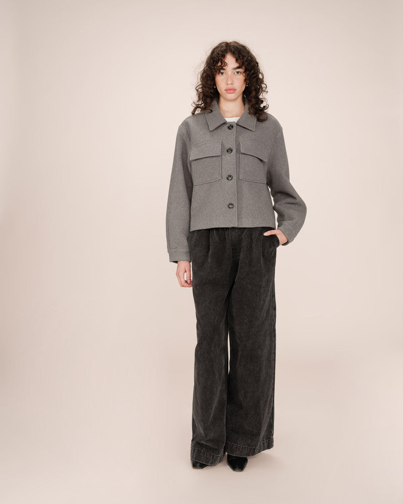November Gray Boxy Jacket