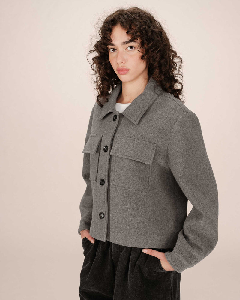 November Gray Boxy Jacket