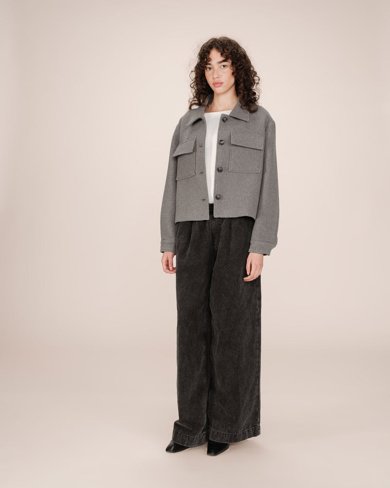 November Gray Boxy Jacket