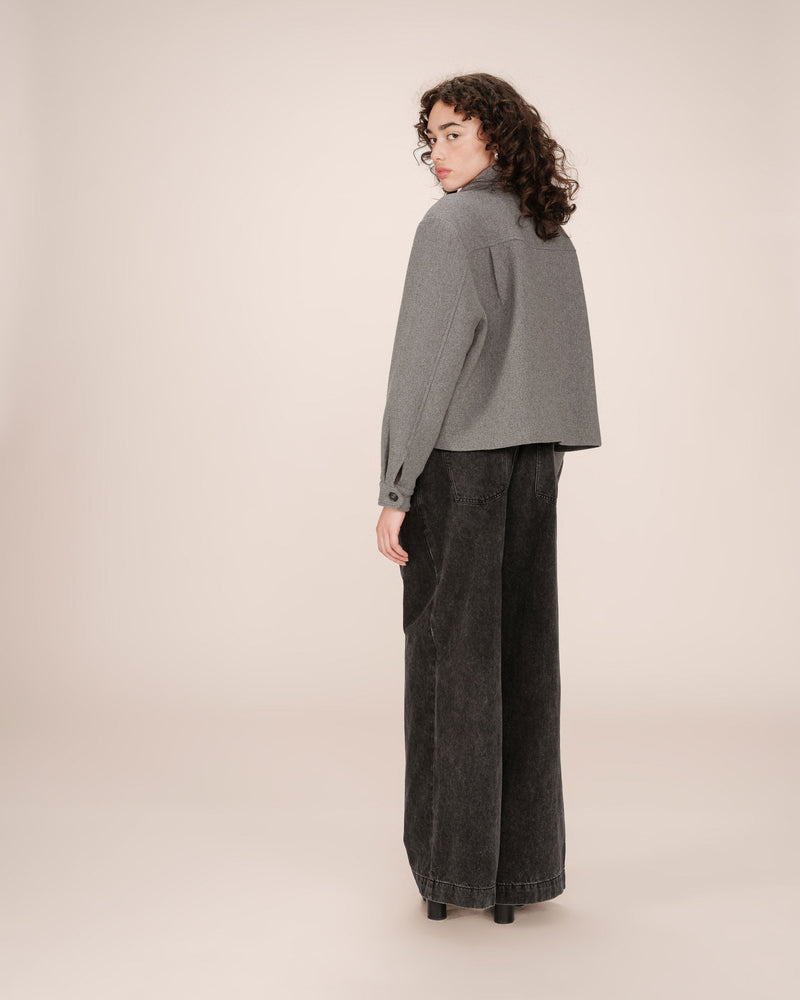 November Gray Boxy Jacket