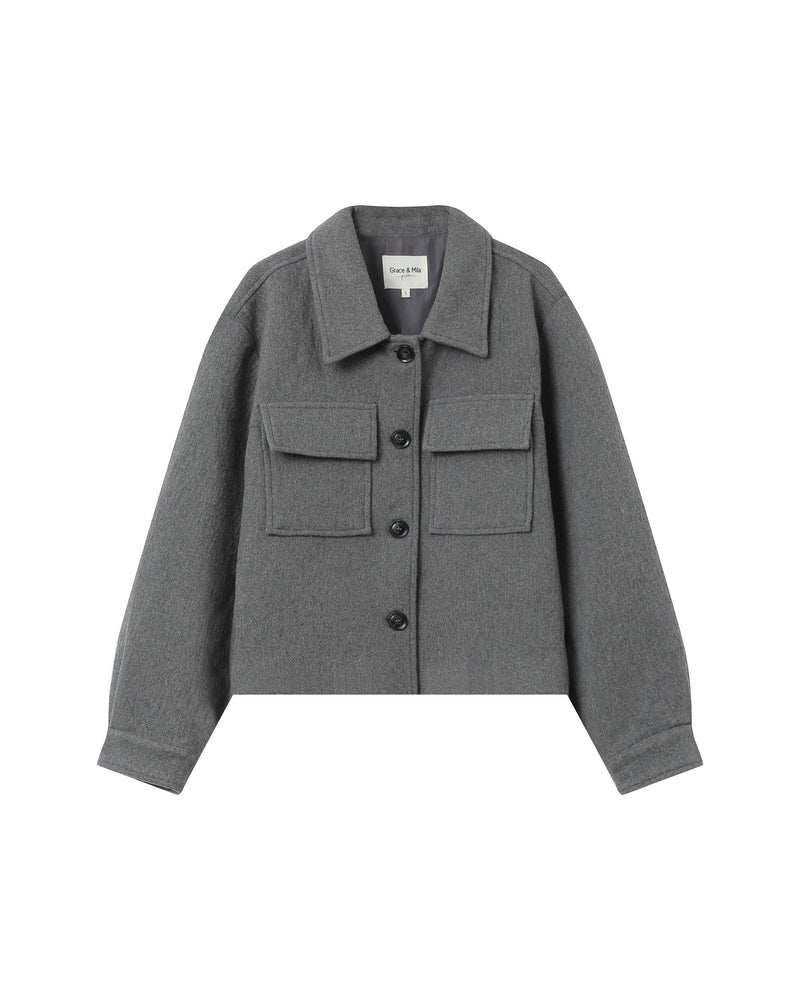 November Gray Boxy Jacket
