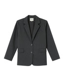 Blazer Recto Rayas Antracita Silly