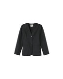Blazer tipo percha a rayas Shain Carbon