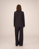 Blazer recto de doble botonadura azul marino de Elder